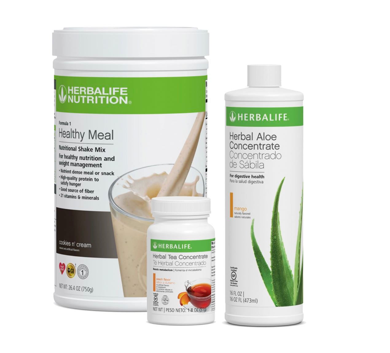 herbalife QuickStart with aloe kit basic