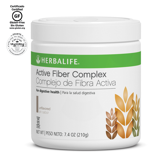 Herbalife Unflavored Active Fiber Complex: (210g) 7.4 Oz. for Digestive Health, Natural Flavor, Gluten-Free, 10 Calories
